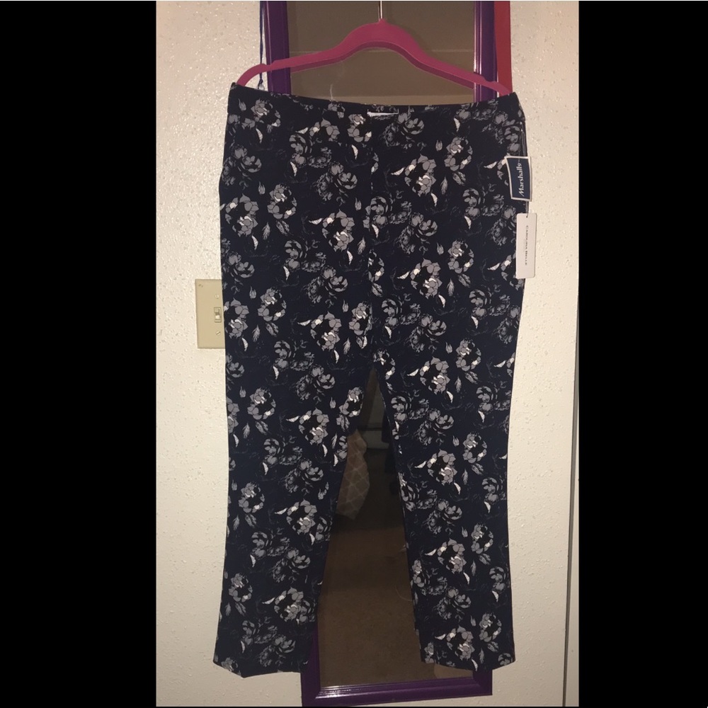 Flower pattern pants.